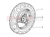 Front wheel - Piaggio Zip & Zip