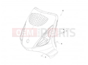 PIAGGIO Zip 50 2T Front shield