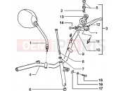 PIAGGIO Zip 50 4T Handlebars component parts