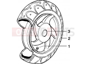PIAGGIO Zip 50 4T Rear wheel