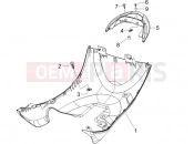 PIAGGIO Zip 50 4T Side cover - Spoiler