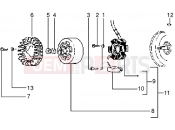 PIAGGIO Zip 50 MY95 Flywheel magneto