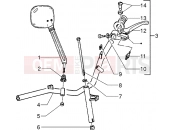 PIAGGIO Zip 50 MY95 Handlebars component parts