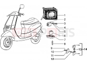 PIAGGIO Zip 50 disc brake Electrical devices