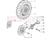 PIAGGIO Zip 50 disc brake Front wheel - Caliper