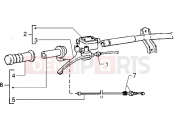 PIAGGIO Zip 50 disc brake Handlebars component parts