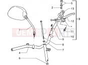 PIAGGIO Zip 50 disc brake Handlebars component parts