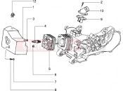 hengerfej - Piaggio Zip 50 RST