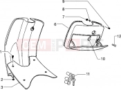 PIAGGIO Zip 50 RST Front glove compartment
