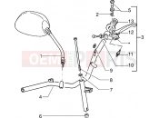 PIAGGIO Zip 50 RST Handlebars component parts