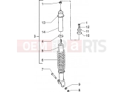 PIAGGIO Zip 50 RST Rear shock absorber