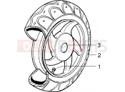 PIAGGIO Zip 50 RST Rear wheel