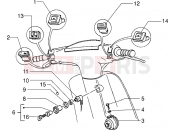 PIAGGIO Zip 50 RST Switch-Horn-Lock