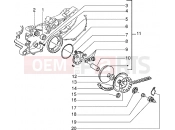 PIAGGIO Zip SP 50 old. Driving pulley