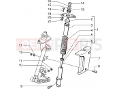 PIAGGIO Zip SP 50 old. Front shock absorber cover