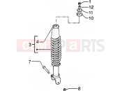PIAGGIO Zip SP 50 H2O Rear shock absorber