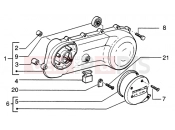 PIAGGIO Zip SP 50 H2O Transmission cover