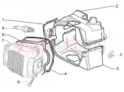 PIAGGIO Cilinder head cover