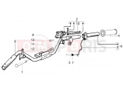 PIAGGIO Fly 50 2T Handlebars component parts