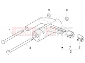 PIAGGIO motorfelfüggesztés