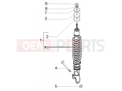 PIAGGIO Rear damper