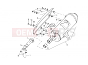 APRILIA Atlantic 125 E3 Exhaust unit