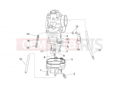 APRILIA Mojito / Habana 50 2T (motor.Aprilia) Carburettor II