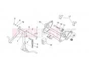 APRILIA SR 50 Di-Tech Central stand - Connecting rod