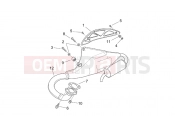 APRILIA SR 50 Di-Tech Exhaust pipe
