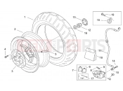 APRILIA SR 50 Di-Tech Rear wheel - disc brake