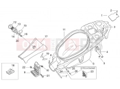 APRILIA SR 50 Di-Tech & Carb. Rear body II