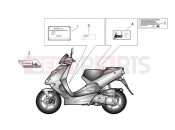APRILIA SR 50 Di-Tech & Carb. Plate set and handbook