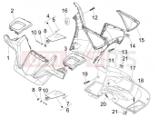 kormány burkolat - Aprilia SR MAX 125 2012
