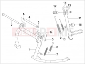 középállvány - Aprilia SR MAX 125 2012