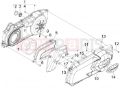 APRILIA SR MAX 125 Crankcase cover - Crankcase cooling