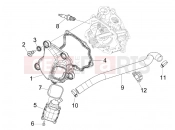 Cylinder head cover - Aprilia SR MAX 125 2016