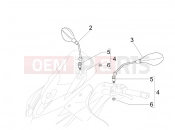 Driving mirror/s - Aprilia SR MAX 125 2016