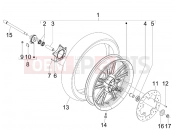 Front wheel - Aprilia SR MAX 125 2016