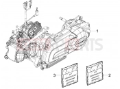 APRILIA SR MAX 300 Engine, assembly