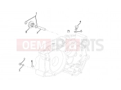 APRILIA MX 50 Right crankcase