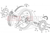 APRILIA MXV 450 Cross Rear wheel