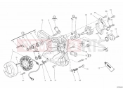 DUCATI 2008 Superbike 848 GENERATOR COVER - WATER PUMP » COOLING SYSTEM