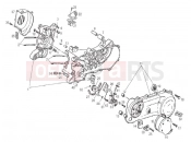 Crankcase - Derbi Atlantis 50 2T Bullet 2010