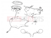 Meter combination - Cruscotto - Derbi Atlantis 50 2T Bullet 2010