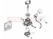 derbi Atlantis 50 4T Carburettor