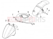 derbi Boulevard 100 4T Wheel huosing - Mudguard