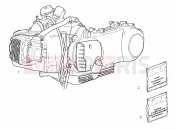 DERBI Boulevard 200 4T Engine