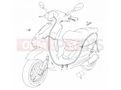 derbi Boulevard 50 2T Electrical system