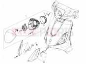 derbi Boulevard 50 2T Front lights