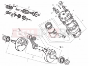 Cylinder - Piston - Derbi GPR 50 Replica 2005